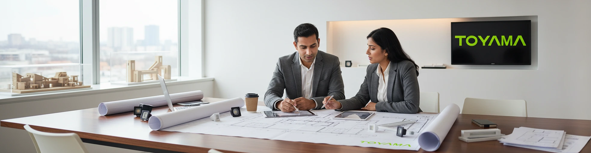 Toyama lighting consultants working on a specification